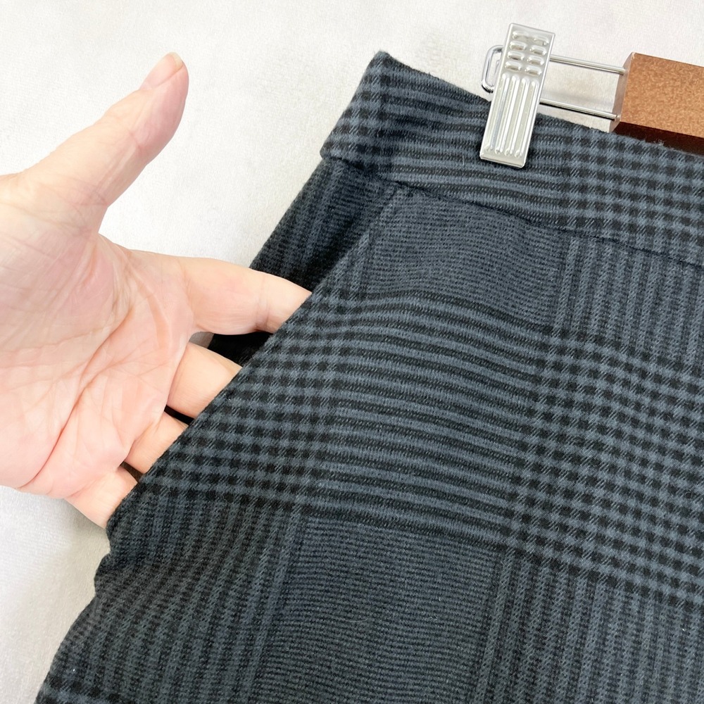Abercrombie Fitch Flannel Skort Womens Large Plaid Dark Academia Preppy School - Picture 4 of 12